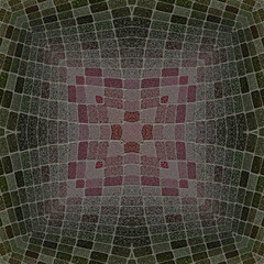 Wall Mural - 3d effect - abstract mosaic style pattern
