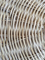 Wall Mural - Closeup of wicker basket texture for background