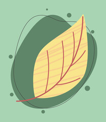 Sticker - leaf nature and foliage