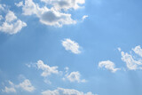 Fototapeta Fototapeta z niebem - Małe chmury na niebie