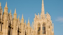 Close-up View Of Marischal College, A Large Granite Building In The Centre Of Aberdeen, Scotland, UK, Dating Back To 1837