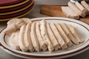 Canvas Print - Tender sliced chicken breast