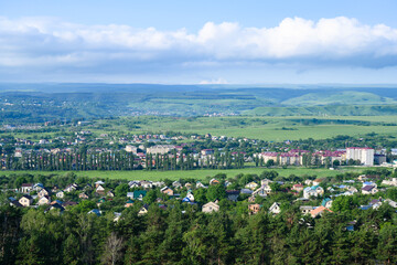 view of the city of cherkessk, caucasus, russia