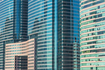 Poster - Exterior of modern building. Architecture abstract background