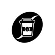 black coffee logo