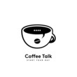 cafe logo - coffee talk