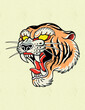 tiger tattoo old school