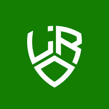LRO Letter Logo Design On Blue Background. LRO Creative Initials Letter Logo Concept. LRO Letter Design. 