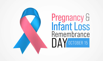 Wall Mural - Pregnancy and infant loss Remembrance day is observed every year on October 15, for pregnancy loss and infant death, which includes miscarriage, stillbirth, SIDS, and the death of a newborn.