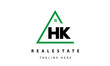 HK creative real estate logo vector