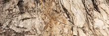 Formations Of Rocks. Rock Face Panoramic Image