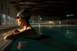 © ADDICTIVE STOCK - Woman swimmer in the pool
