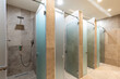 © rilueda - Public gym showers in hotel wellness
