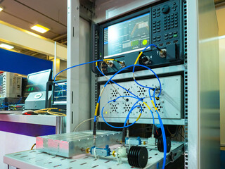 Poster - equipment for enterprise automation. production controller. controller for enterprise automation. ma