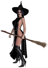 Sexy Witch Brunette