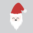 © NARANAT STUDIO - Santa Claus  in Christmas holiday ,for content online or banner for your website and template, Simple cartoon flat style. illustration Vector EPS 10