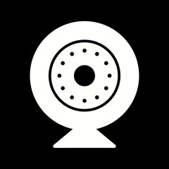 Sticker - Unique Security Camera Vector Glyph Icon