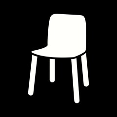 Poster - Unique Chair Vector Glyph Icon