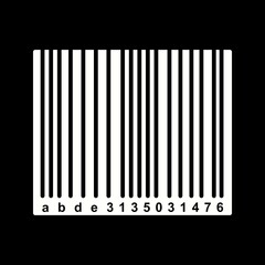 Poster - Unique Barcode Vector Glyph Icon