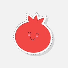 Canvas Print - Pomegranate sticker