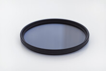 Cpl Polarization Filter For Photo Video Cameras On White Background