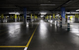 Fototapeta  - Interior of underground parking