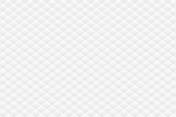 Poster - Abstract Seamless Light Checkered Cube Luxury Pattern Background. Vip Luxury White Leather Background With Buttons. Abstract white background texture of luxury leather upholstery. Vector EPS10.