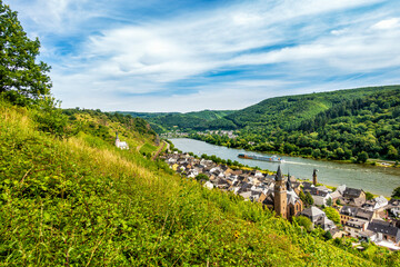 Canvas Print - Von Hatzenport an der Mosel bis Brodenbach