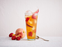 Raspberry And Apple Ice Tea