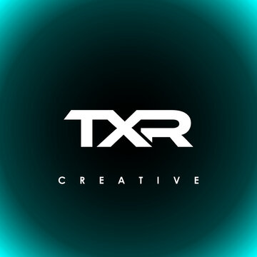 TXR Letter Initial Logo Design Template Vector Illustration