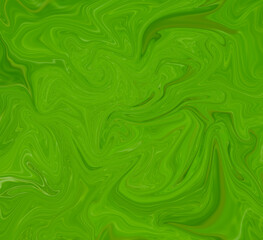 Poster - Seamless Green Abstract Wave Pattern Illustration Background
