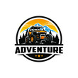 off road adventure atv utv buggy logo design