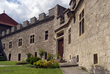 Exterior of historical Smolenice Castle in Smolenice, Slovakia