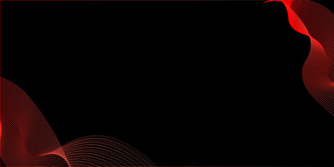 Wall Mural - Dark wave background vector design