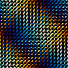 Poster - Geometric abstract pattern in low poly style.