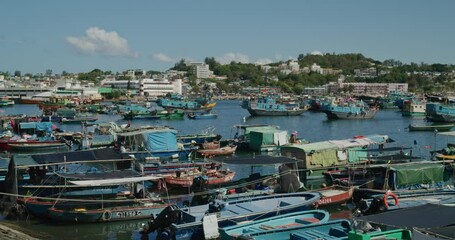 Wall Mural - Fishing boat on the sea