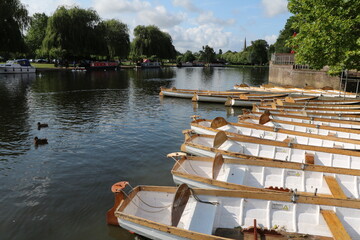 Stratford-upon-Avon at River Avon, England