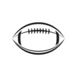 Football Icon, American Football, Football Vector, Sports, Mens' Sports, Vector Illustration Background