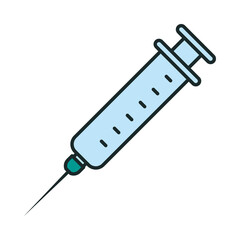 Canvas Print - syringe icon image