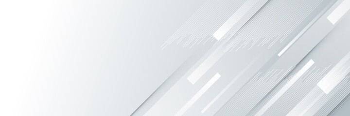 Modern abstract light silver background vector. Elegant concept design with white grey line. 