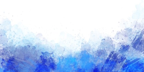 Blue watercolor background