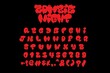 Zombie Night Alphabet Font
