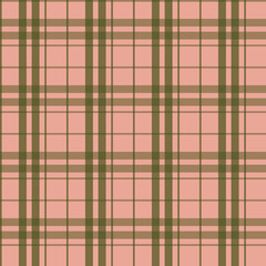 Poster - Classic retro colored tartan seamless repeat pattern print background