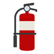 Fire extinguisher flat icon
