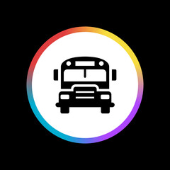 Canvas Print - Bus - Sticker