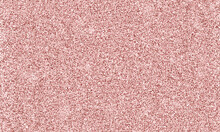 Seamless Pink Sequins Texture Isolated On Rose Gold Background. Sparkling Rose Gold Confetti Decoration Design.