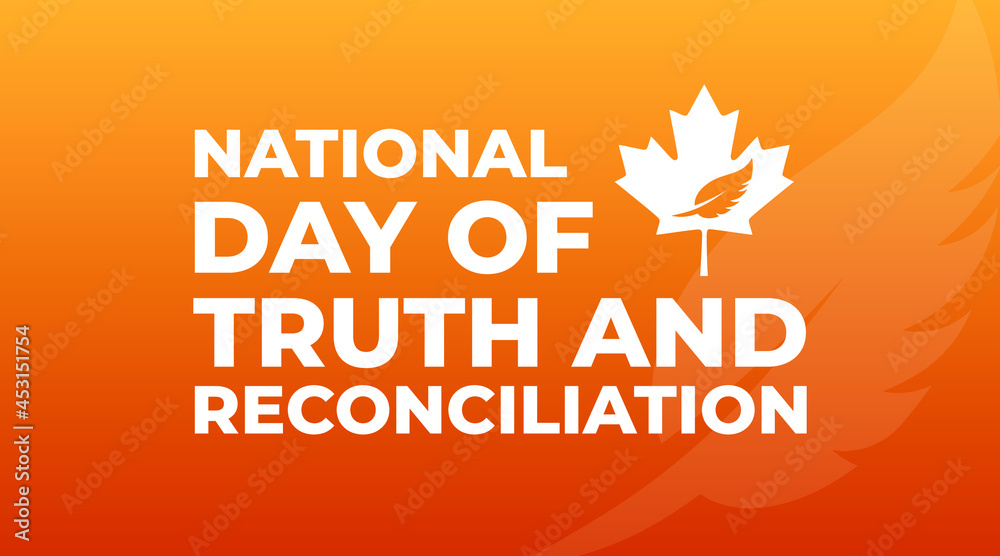 national day of truth and reconciliation modern creative banner, design ...
