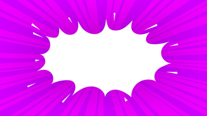 Aufkleber - Comic style speech balloon with copy space