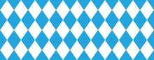Bavarian Oktoberfest Seamless Pattern With Blue And White Rhombus Flag Of Bavaria Oktoberfest Blue Checkered Background Wallpaper Vector Old Diamonds Background With Cracks And Dust