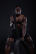 © Creative Flame - Black man doing intense sports training